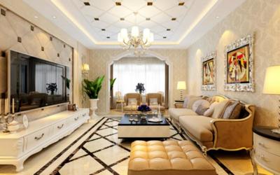 和苑小區(qū)85米簡歐風格圖片|和苑小區(qū)85米簡歐風格樣板圖|和苑小區(qū)85米簡歐風格效果圖-哈爾濱麻雀裝飾工程設計公司